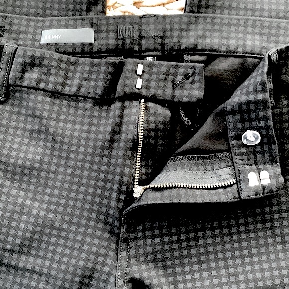 Kut from the Kloth Black & Gray Check Ponte Pant - Picture 5 of 9